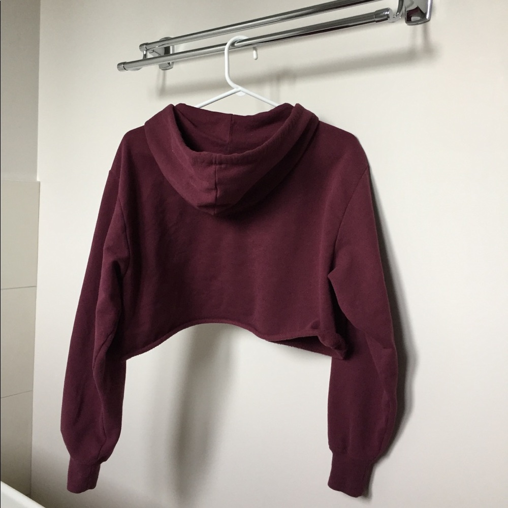 Cropped Part-Zip Hoodie - Picture 2 of 3